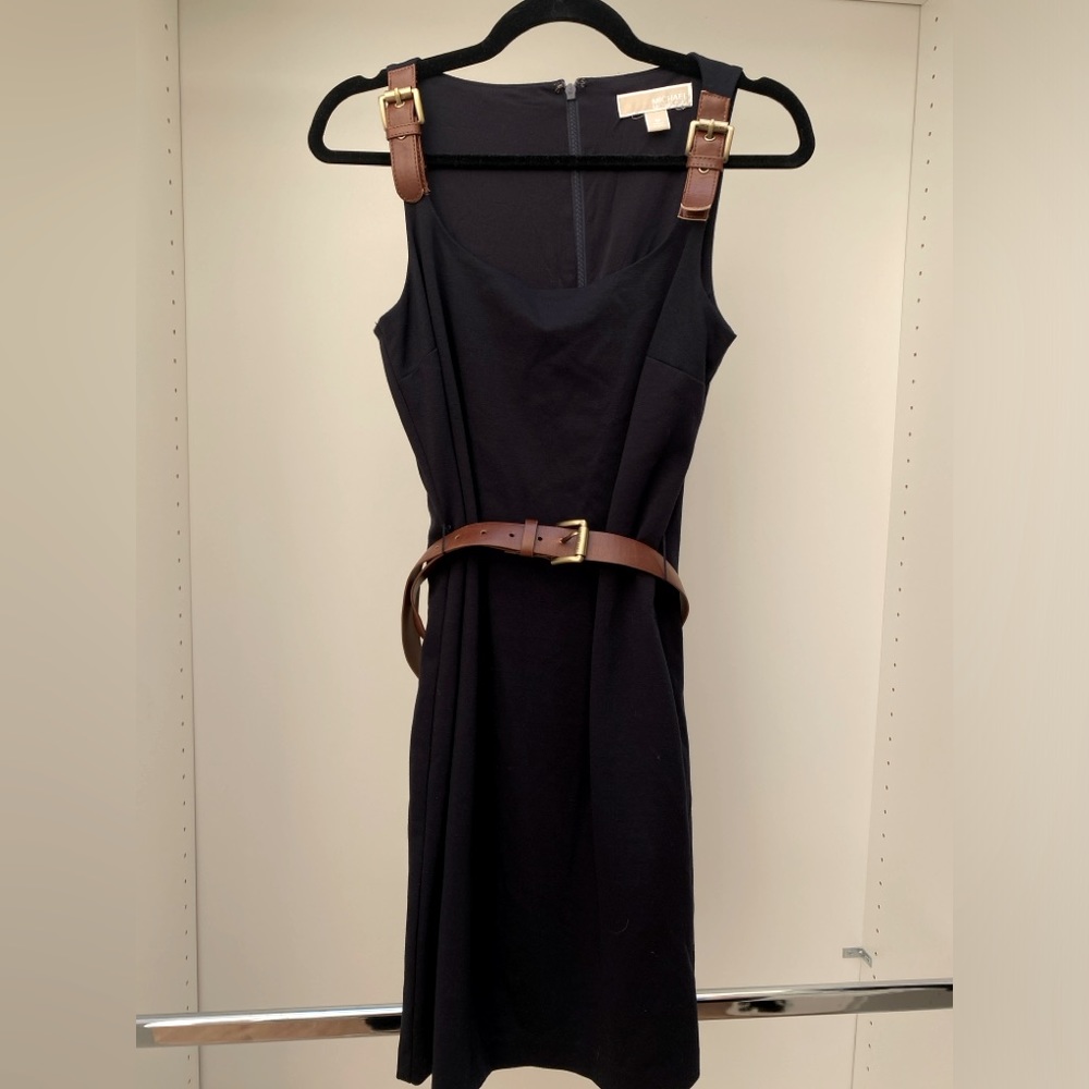 Michael Kors dress with leather straps